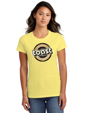 Toast the Ultimate Tribute to Bread Ladies Tee, Yellow